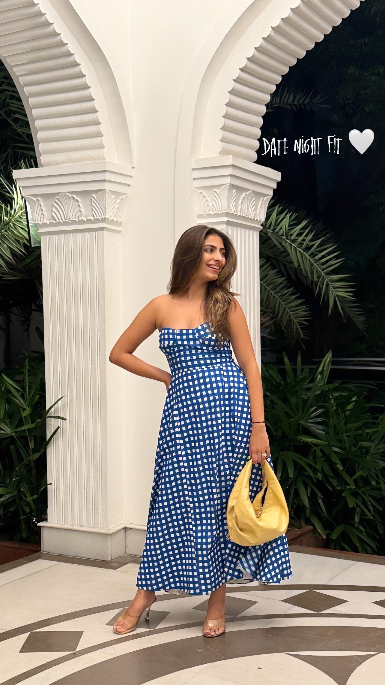 BLUE CHECKERED DRESS – SHOP MERINGUE