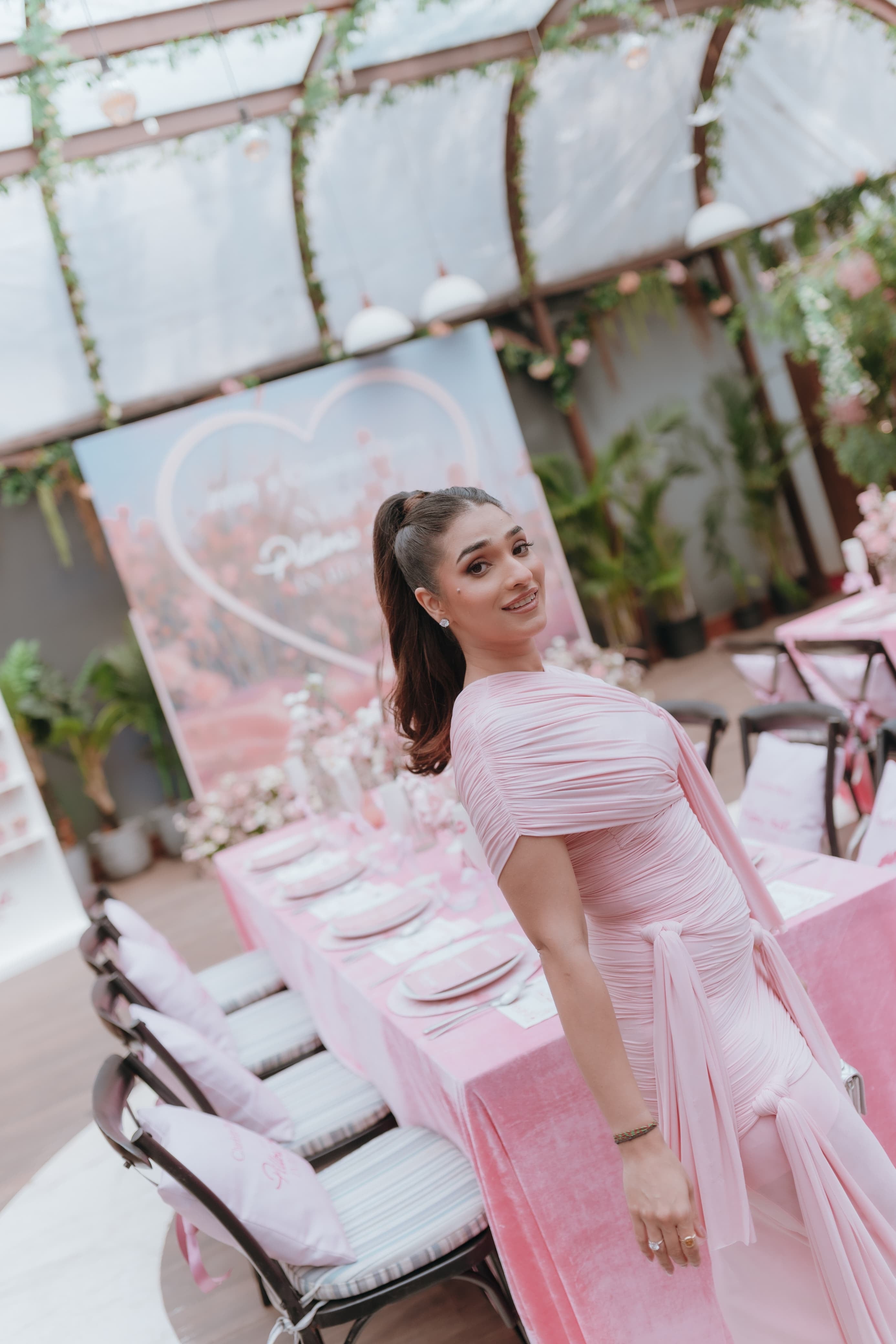 TASHEEN RAHIMTULA IN OUR CORE BARBIE DRESS