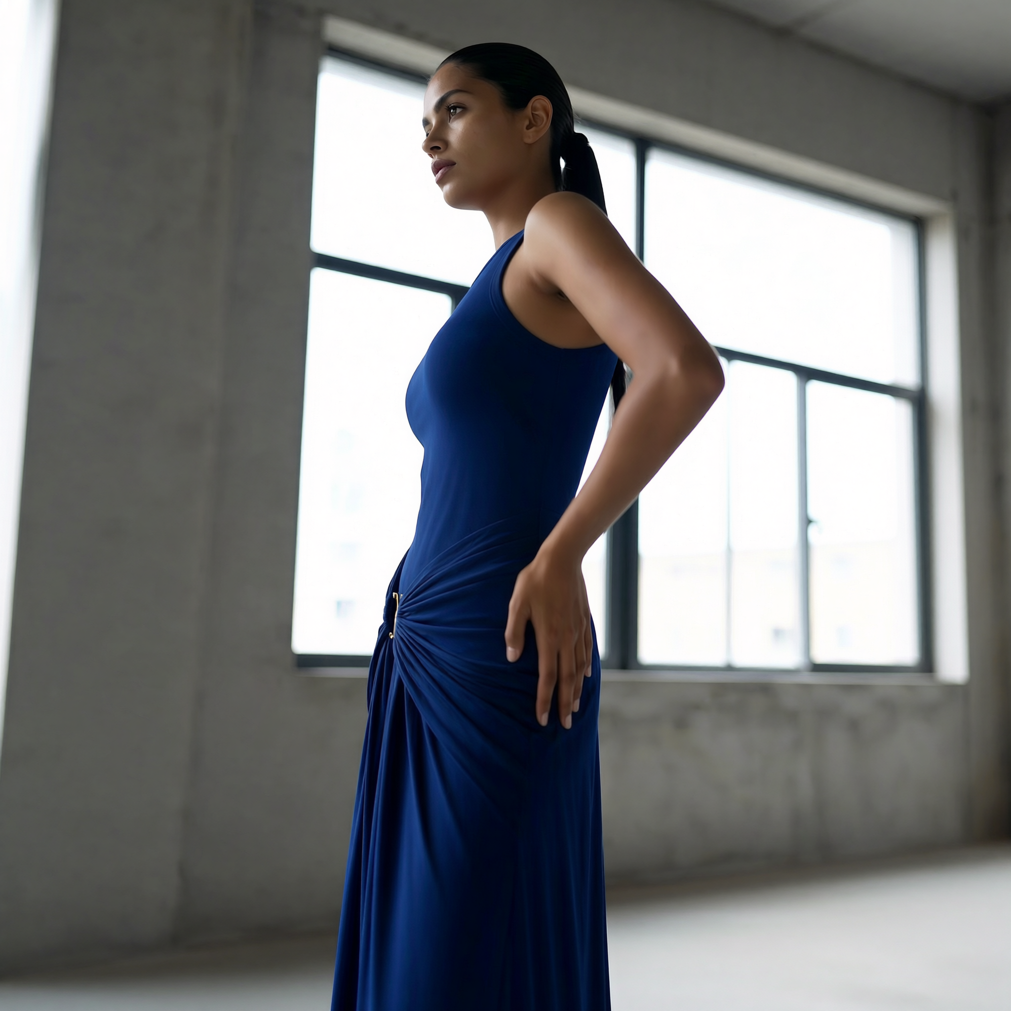 MAISON COBALT DRESS