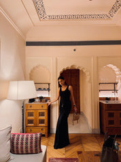 SMRITI KHANNA IN OUR CÉLESTE NOIR DRESS