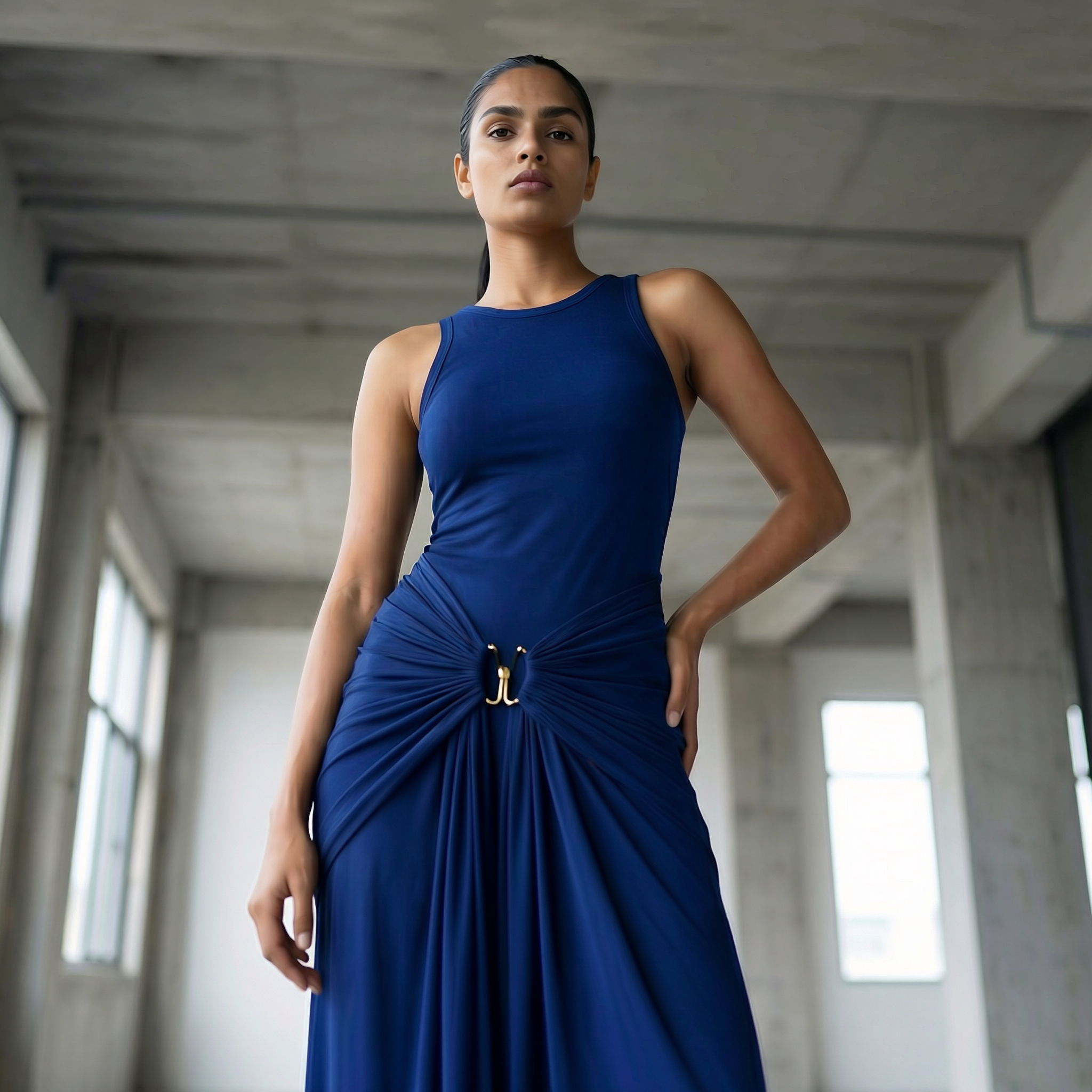 MAISON COBALT DRESS