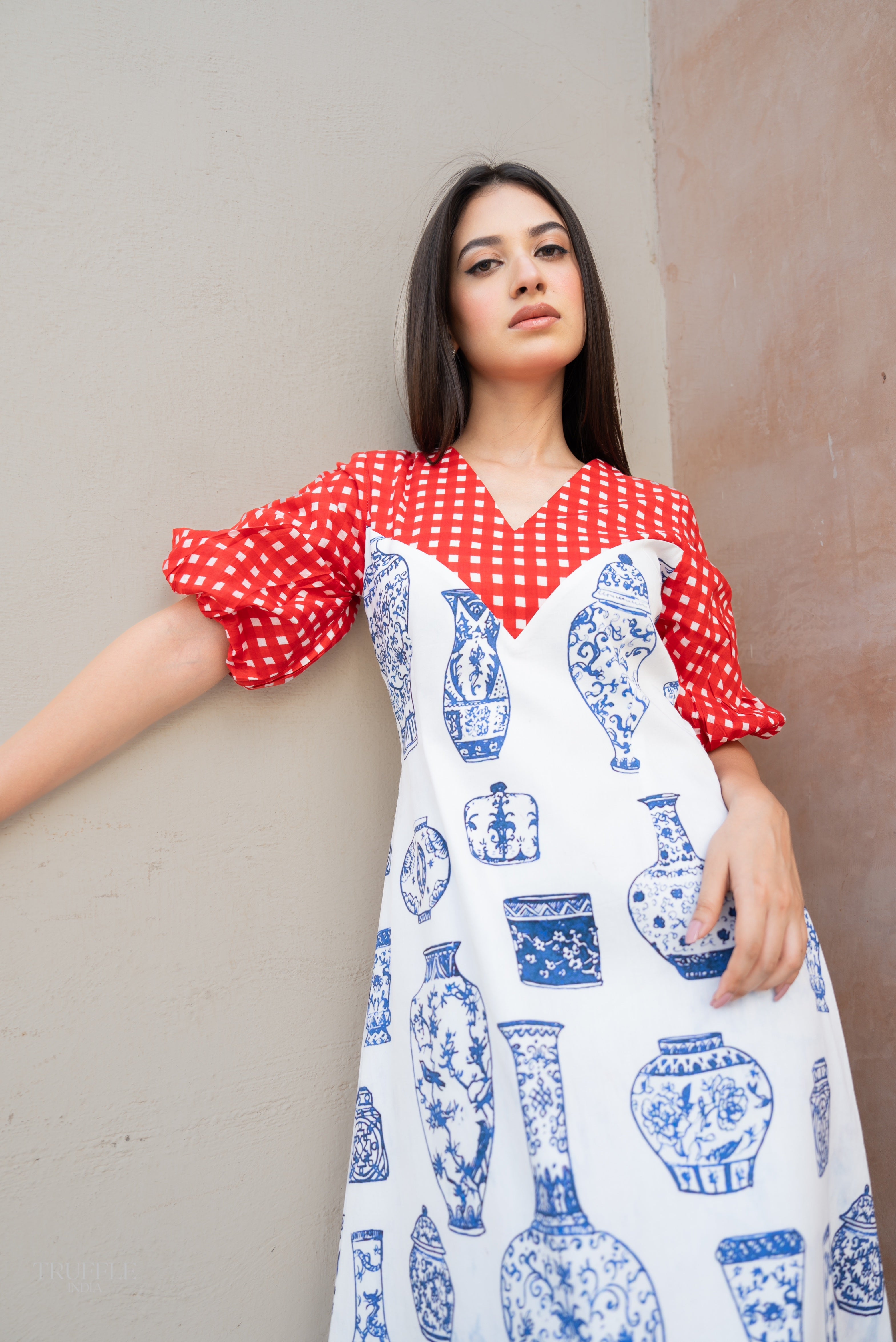 Blue Pottery Dress S