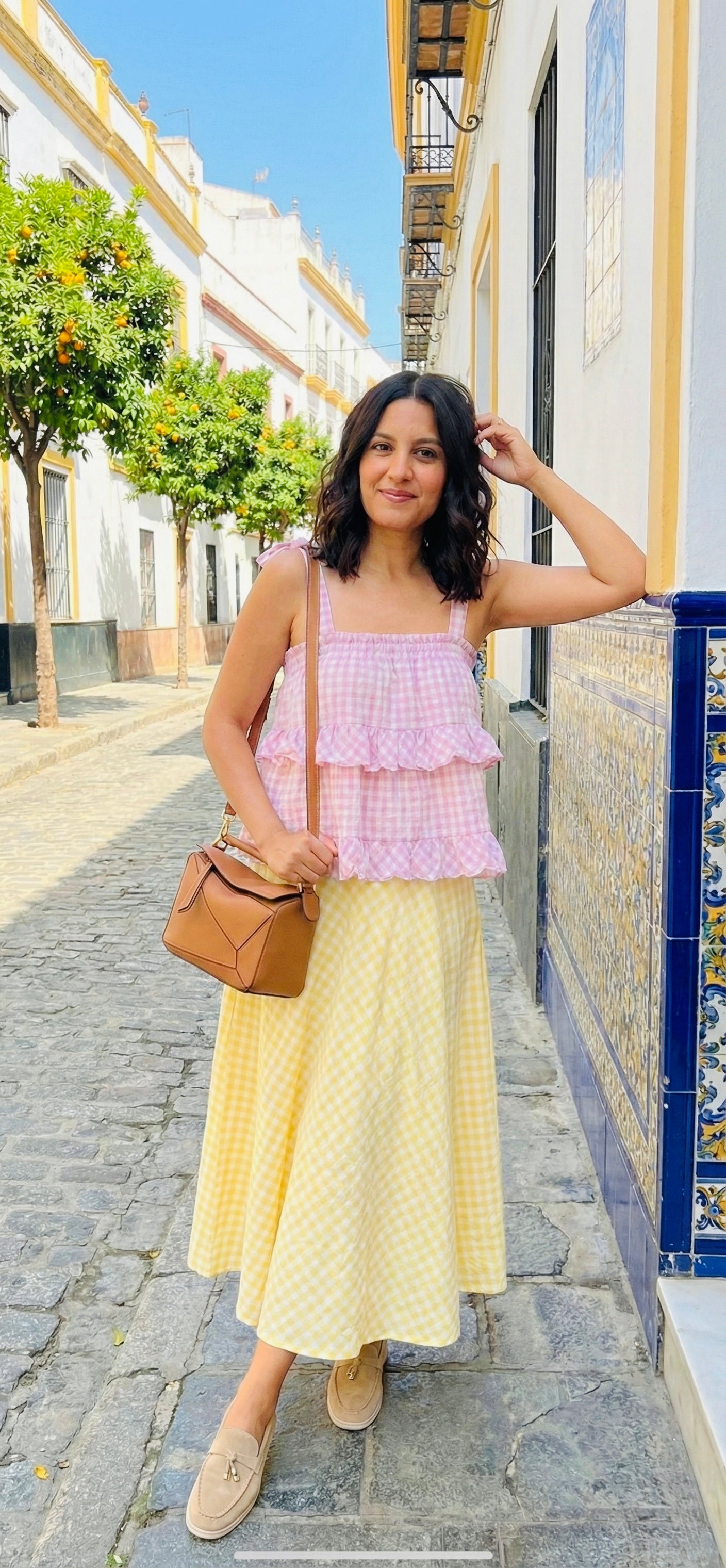 MAISON GINGHAM SKIRT SET