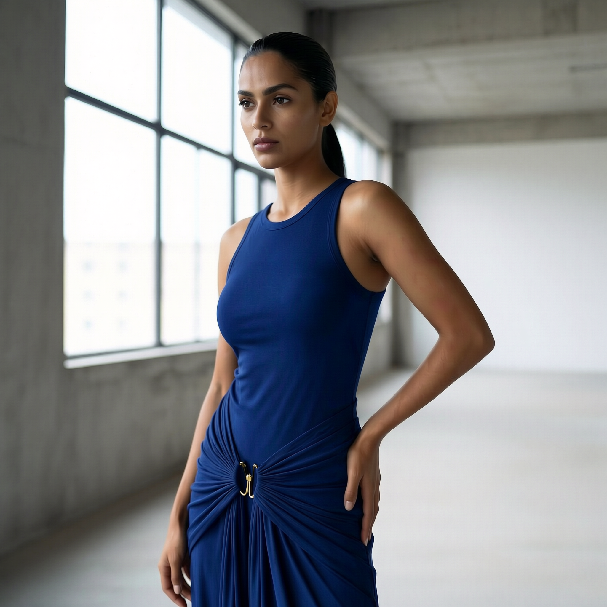 MAISON COBALT DRESS
