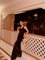 SMRITI KHANNA IN OUR CÉLESTE NOIR DRESS