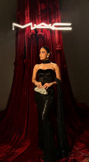 SWATI VATSSA IN OUR SAUVAGE BLING CORSET SKIRT SET